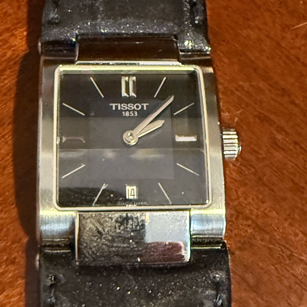Tissot Silver and Black Watch